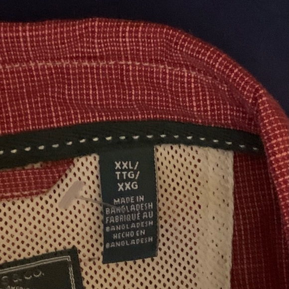 G.H. Bass and Co Men’s Sundried Tomato Button Up Shirt NWT - Picture 3 of 4